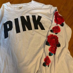 Pink Victoria’s Secret long sleeve T shirt